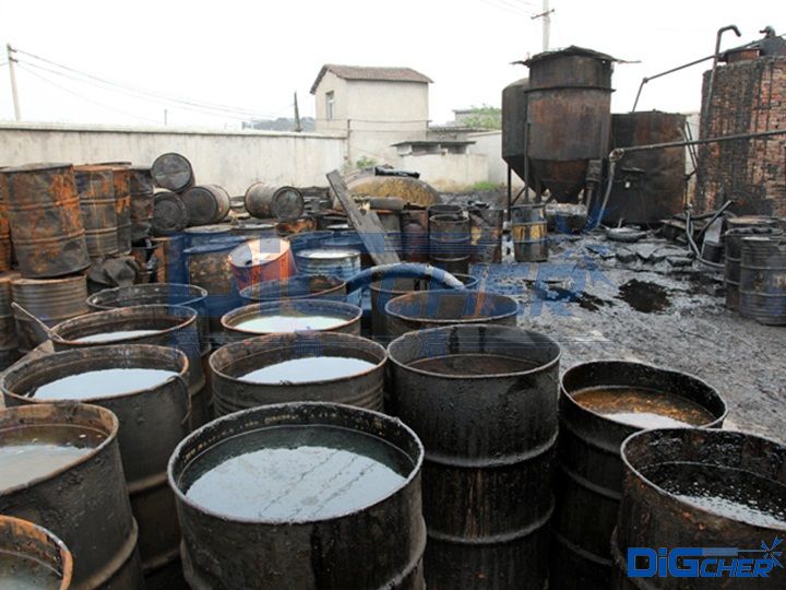 待清洗的廢礦物油用存儲罐