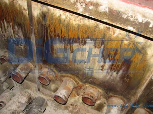 凈氣室粉塵結塊